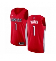 Washington Wizards #1 Austin Rivers Red Swingman Jersey - Earned Edition