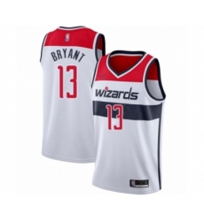 Washington Wizards #13 Thomas Bryant Swingman White Basketball Jersey - Association Edition