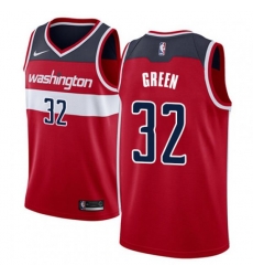 Washington Wizards #32 Jeff Green Swingman Red NBA Jersey - Icon Edition