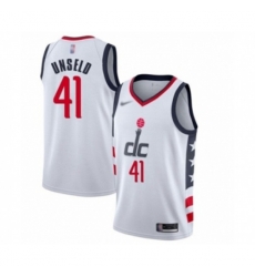 Washington Wizards #41 Wes Unseld Swingman White Basketball Jersey - 2019 20 City Edition