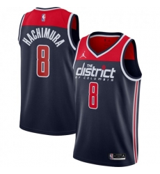 Washington Wizards #8 Rui Hachimura Jordan Brand Navy 2020-21 Swingman Player Jersey