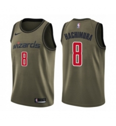Washington Wizards #8 Rui Hachimura Swingman Green Salute to Service Basketball Jersey