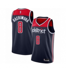 Washington Wizards #8 Rui Hachimura Swingman Navy Blue Finished Basketball Jersey - Statement Edition