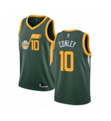 Utah Jazz #10 Mike Conley Green Swingman Jersey - Earned Edition