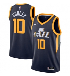 Utah Jazz #10 Mike Conley Nike Navy 2020-21 Swingman Jersey