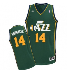 Utah Jazz #14 Jeff Hornacek Swingman Green Alternate NBA Jersey