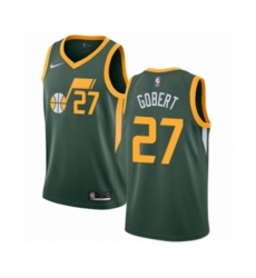 Utah Jazz #27 Rudy Gobert Green Swingman Jersey - Earned Edition