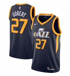 Utah Jazz #27 Rudy Gobert Nike Navy 2020-21 Swingman Jersey