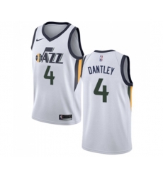 Utah Jazz #4 Adrian Dantley Swingman Basketball Jersey - Association Edition