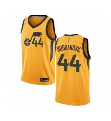 Utah Jazz #44 Bojan Bogdanovic Swingman Gold Basketball Jersey Statement Edition