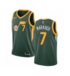 Utah Jazz #7 Pete Maravich Green Swingman Jersey - Earned Edition