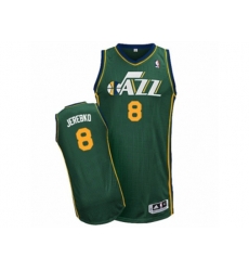Utah Jazz #8 Jonas Jerebko Swingman Green Alternate NBA Jersey