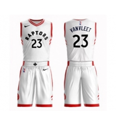 Toronto Raptors #23 Fred VanVleet Swingman White Basketball Suit Jersey - Association Edition