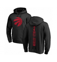 Toronto Raptors #4 Rondae Hollis-Jefferson Black One Color Backer Pullover Hoodie
