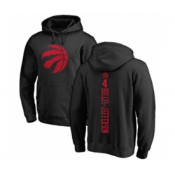 Toronto Raptors #4 Rondae Hollis-Jefferson Black One Color Backer Pullover Hoodie