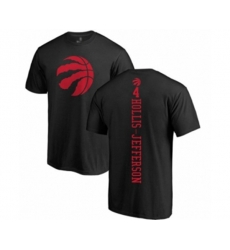 Toronto Raptors #4 Rondae Hollis-Jefferson Black One Color Backer T-Shirt