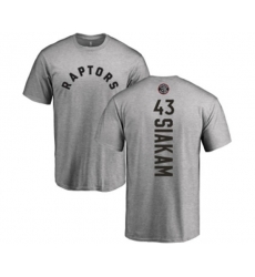 Toronto Raptors #43 Pascal Siakam Ash Backer T-Shirt