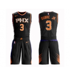 Phoenix Suns #3 Kelly Oubre Jr. Swingman Black Basketball Suit Jersey - Statement Edition