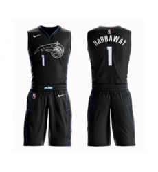 Orlando Magic #1 Penny Hardaway Swingman Black Basketball Suit Jersey - City Edition