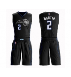 Orlando Magic #2 Jarell Martin Swingman Black Basketball Suit Jersey - City Edition