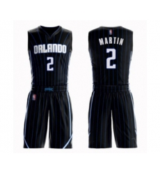 Orlando Magic #2 Jarell Martin Swingman Black Basketball Suit Jersey Statement Edition