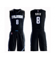 Orlando Magic #8 Terrence Ross Swingman Black Basketball Suit Jersey Statement Edition