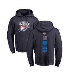 Oklahoma City Thunder #11 Abdel Nader Navy Blue Backer Pullover Hoodie