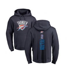 Oklahoma City Thunder #2 Raymond Felton Navy Blue Backer Pullover Hoodie
