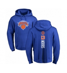 New York Knicks #13 Marcus Morris Royal Blue Backer Pullover Hoodie