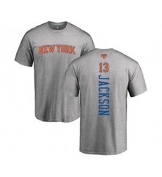 New York Knicks #13 Mark Jackson Ash Backer T-Shirt