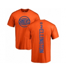 New York Knicks #2 Wayne Ellington Orange One Color Backer T-Shirt