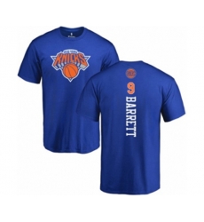 New York Knicks #9 RJ Barrett Royal Blue Backer T-Shirt