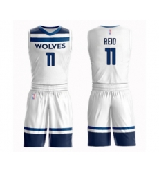 Minnesota Timberwolves #11 Naz Reid Swingman White Basketball Suit Jersey - Association Edition