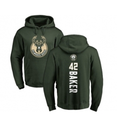 Milwaukee Bucks #42 Vin Baker Green Backer Pullover Hoodie