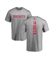 Houston Rockets #14 Gerald Green Ash Backer T-Shirt