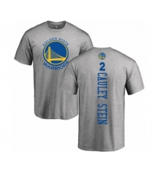 Golden State Warriors #2 Willie Cauley-Stein Ash Backer T-Shirt