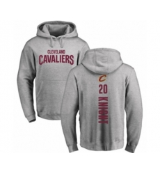 Cleveland Cavaliers #20 Brandon Knight Ash Backer Pullover Hoodie