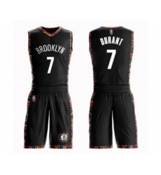 Brooklyn Nets #7 Kevin Durant Swingman Black Basketball Suit Jersey - City Edition