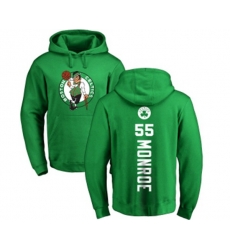 Boston Celtics #55 Greg Monroe Kelly Green Backer Pullover Hoodie
