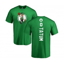 Boston Celtics #0 Jayson Tatum Kelly Green Backer T-Shirt