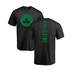 Boston Celtics #11 Kyrie Irving Black One Color Backer T-Shirt