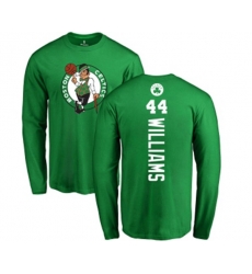 Boston Celtics #44 Robert Williams Kelly Green Backer Long Sleeve T-Shirt