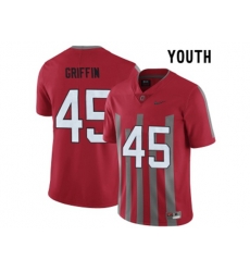2016 Youth Ohio State Buckeyes Archie Griffin #45 College Football Alternate Elite Jersey - Scarlet