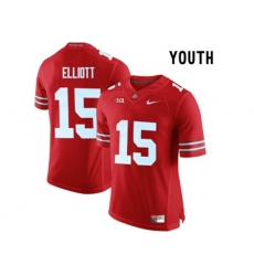 2016 Youth Ohio State Buckeyes Ezekiel Elliott #15 College Football Limited Jersey - Scarlet