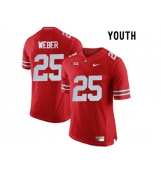 2016 Youth Ohio State Buckeyes Mike Weber #25 College Football Limited Jersey - Scarlet