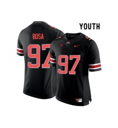 2016 Youth Ohio State Buckeyes Nick Bosa #97 College Football Limited Jersey - Blackout