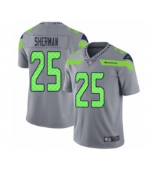 Seattle Seahawks #25 Richard Sherman Limited Silver Inverted Legend Football Jersey