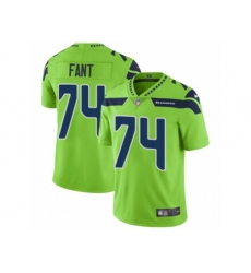 Seattle Seahawks #74 George Fant Vapor Untouchable Limited Green NFL Jersey