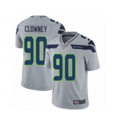 Seattle Seahawks #90 Jadeveon Clowney Grey Alternate Vapor Untouchable Limited Player Football Jersey