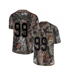 Seattle Seahawks #99 Quinton Jefferson Limited Camo Rush Realtree Football Jersey